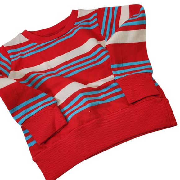 Spring & Gege Toddler Boy's Striped Pullover Shirt Long Sleeve Red/Blue Size 2T - Picture 4 of 8